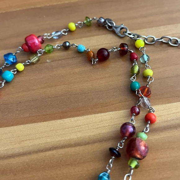 EXPRESS Multiple Colorful Beaded Necklace - Picture 3 of 6